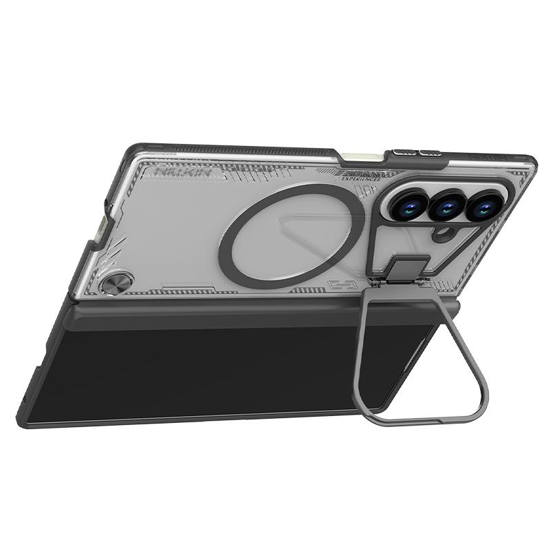 NILLKIN Чехол для телефона Samsung Galaxy Z Fold 7 MagSafe Устойчивый к УФ-излучению ТПУ+ПК Жесткая задняя крышка
