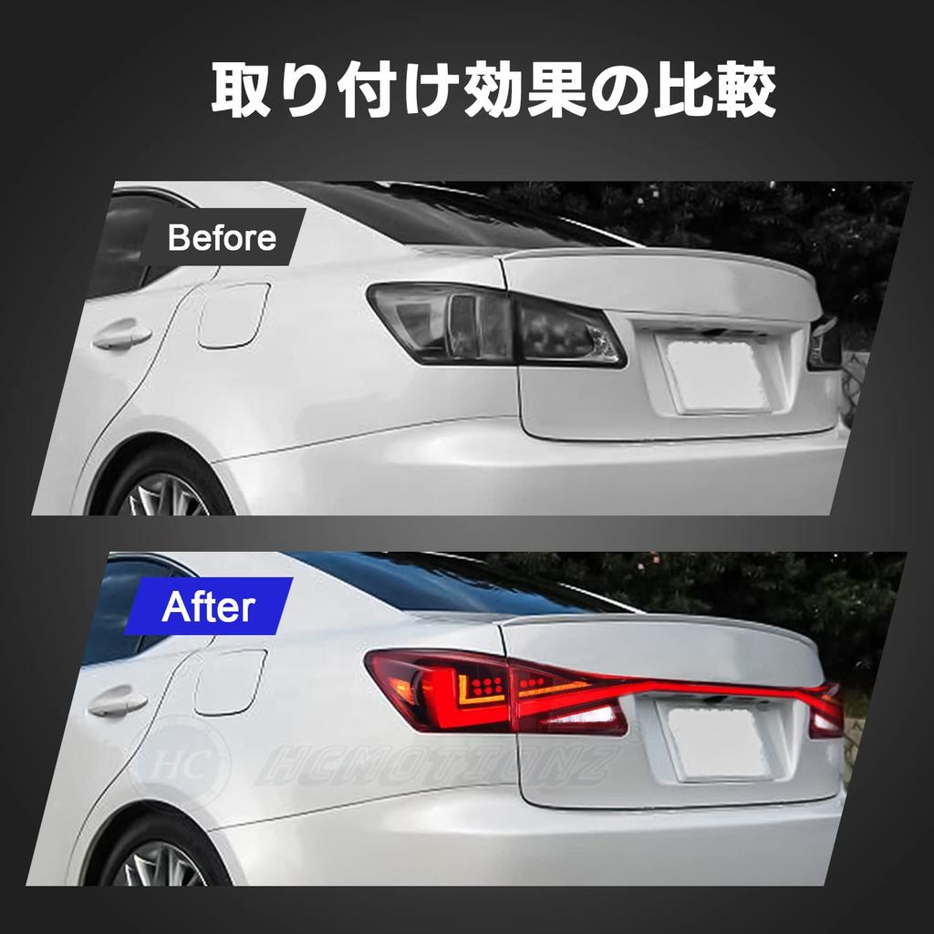 HCMOTIONZ Новый Lexus IS Задний Фонарь Открытие и Динамичный Поворотник Все ДЛЯ LEXUS IS IS250 IS350 ISF GSE20 USE20 Лампа, Свет, Сквозной Задний Фонарь, Выкл, Сигнал,