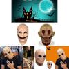 Зловещая Хэллоуин Злой Безликий Человек Латексная Маска Жуткий Череп Инопланетянин Маска на Все Лицо Головной Убор