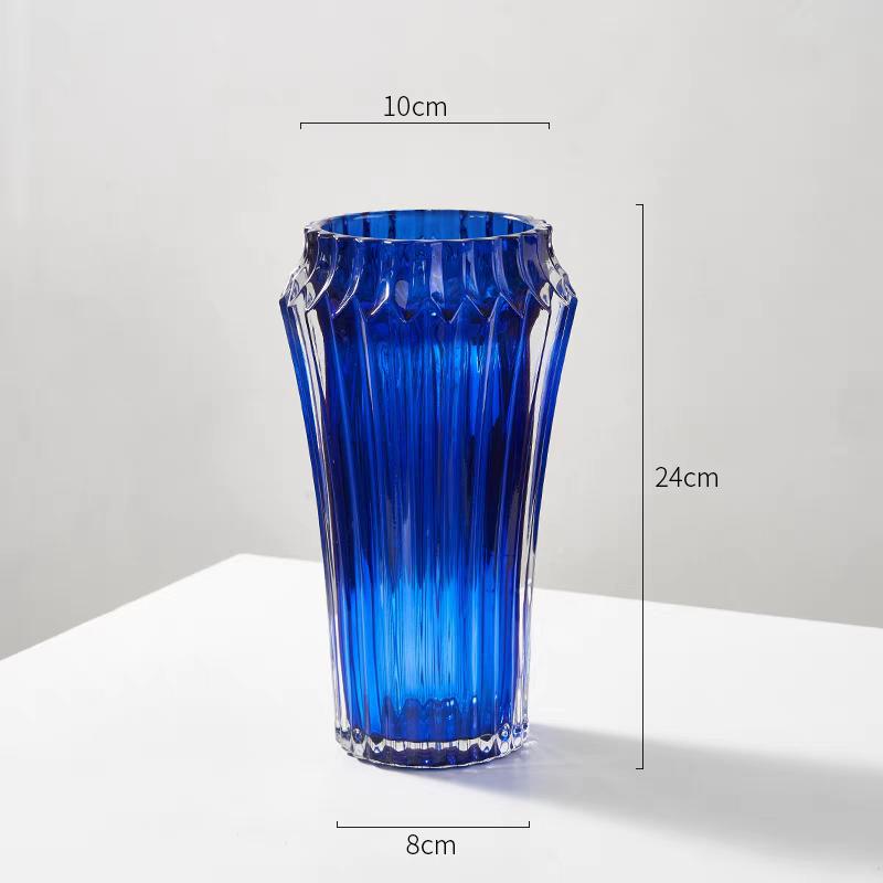 Ваза Стеклянная ваза Украшение дома Украшения Цветочная композиция Ваза для цветов