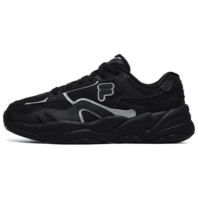 FILA FUSION Flash Sneakers 'Black Grey' Women's (Unisex) Casual Shoes T12W231117FBK