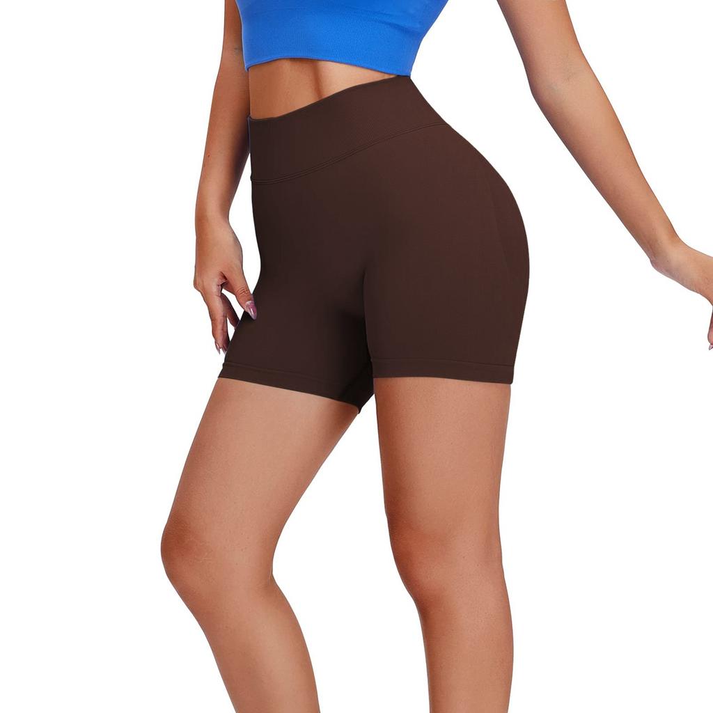 Workout Butt Lifting Shorts For Women High Waisted Seamless Gym Yoga Booty Shorts