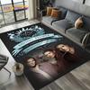 3D SPN Сверхъестественное Знак Дин Сэм Ковер Коврик для Гостиной Спальни Дома Декорация Дивана, Коврик для Игровой Зоны Детей Нескользящий Напольный Коврик