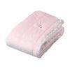 Nishikawa Single Washable Mattress Pad, Wedgwood Wild Strawberry, Warm Flannel, Stays In Place, Elastic Corners, Pink, CM02502007
