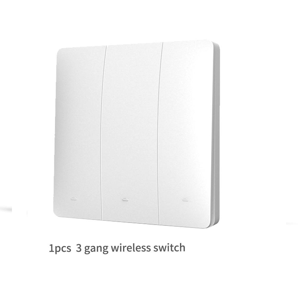 Tuya WiFi Smart Switch с голосовым управлением Alexa — беспроводной, автономный, скрытый дистанционный переключатель с двумя органами управления