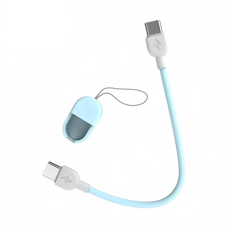 Кабель Type-C для быстрой зарядки Usb-C Короткий брелок Кабель для передачи данных Для Lightning Для iPhone Для Android Мобильный телефон Планшет Аксессуары