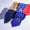 Business Tie,Millennium Cloud Brocade, Cloud Brocade Tie, Men's Tie, Suitable for Giving To Friends, Dad, Chinese Style Gift