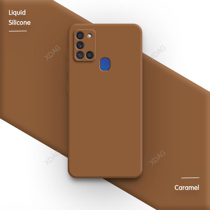 Модный официальный жидкий силиконовый чехол для Samsung Galaxy A21S A31 A41 A51 A71 милый роскошный чехол для пары