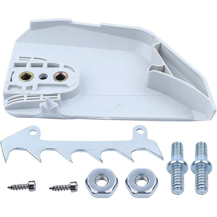 Couvercle pignon de chaîne + crampon pare-chocs pour STIHL 017/018/021/023/025 MS170–MS250 (kit)
