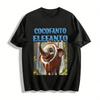 Cocofanto Elefanto Кокосовый Слон Графическая Повседневная Футболка Хлопковая Футболка