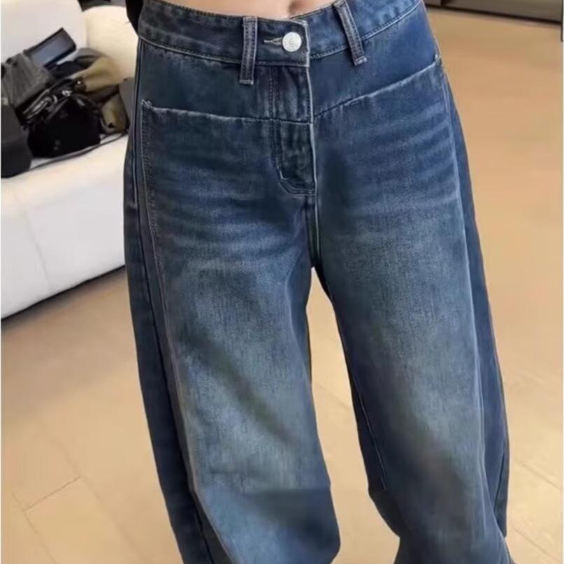 Женские джинсы большого размера для похудения: закрывающие бедра, на флисовой подкладке, широкие, зауженные и брюки-бананы для осени и зимы.