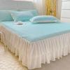 Летняя ледяная кровать, юбка и наволочка, домашний текстиль, постельное белье в стиле принцессы, простыня, матрас, пылезащитный чехол, покрывало
