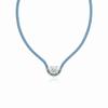 Zircon Stone Zircon Cord Necklace Dual Strand Rope Crystal Charm Necklace Prong Necklace  Women