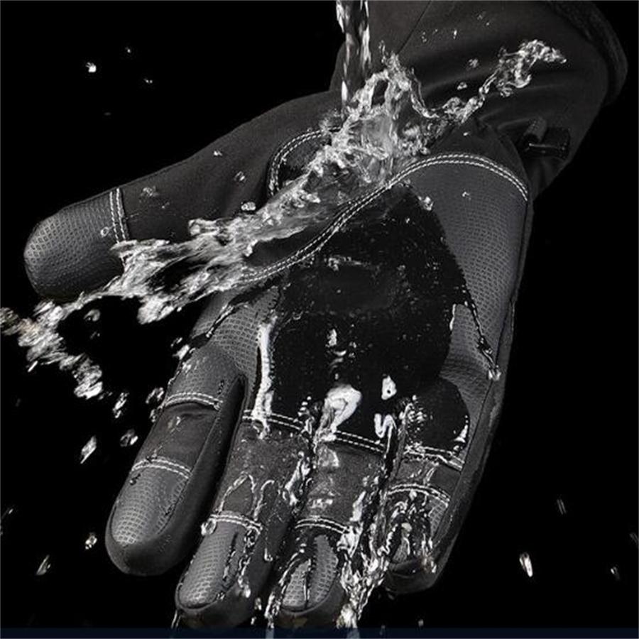 Winter Waterproof Touchscreen Gloves, 3-Finger Exposed Thermal Gloves for Fishing & Cycling