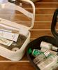 Double Layer Cosmetic Pouch [Ivory]