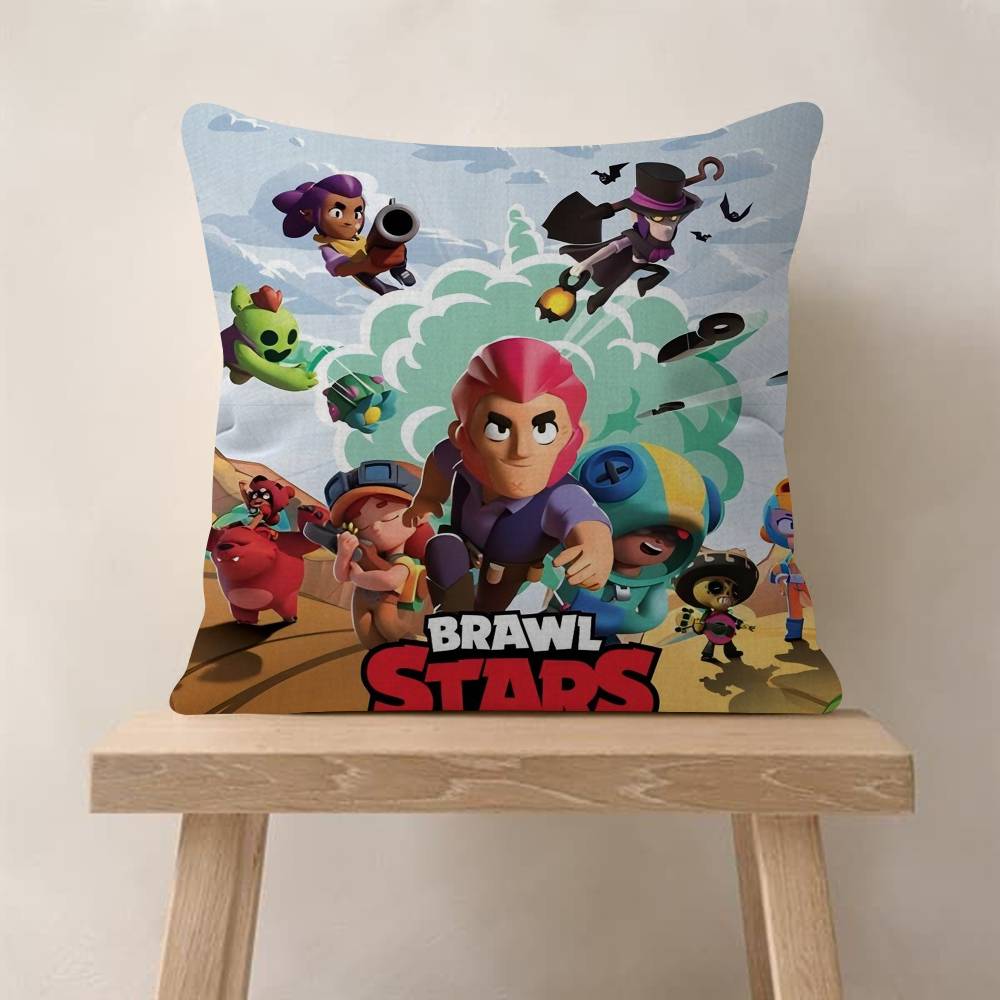 BBawlss Game SStars Pillow Cushion Cover Pillowcase Living Room Sofa Home Decor Customized