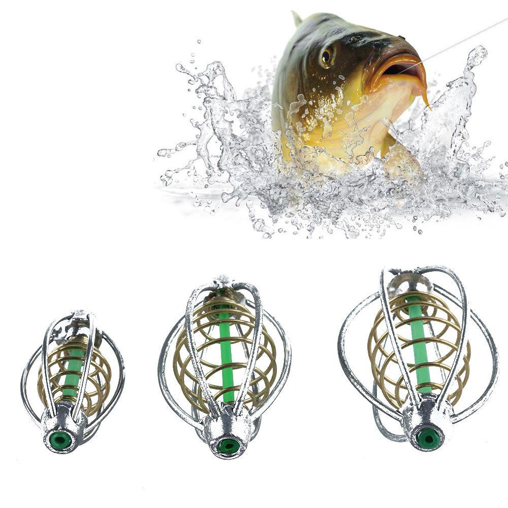 Аксессуары Вертлюг Пружина Свинцовая Корзина для Приманки Корзина для Рыболовства Грузило Клетка Для Приманки Рыболовство Метатель