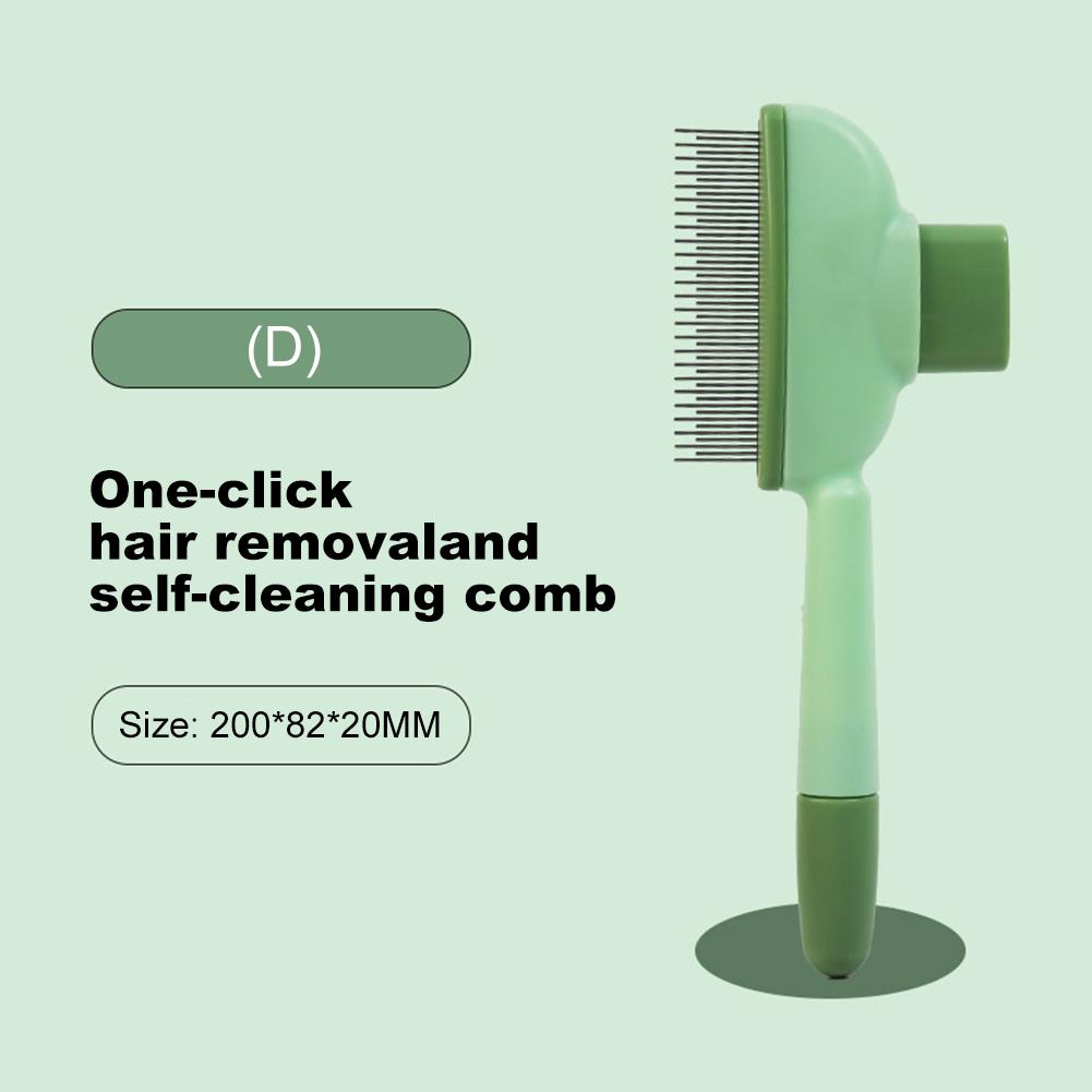 Dogs & Cats Hair Knot Comb Pet Grooming Brush with Dense Teeth Comb & Lice Removal for Dogs Cats Puppy Kitten Long Hair Dog Hair