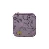 Portable Jewelry Organizer Box Earrings Rings Necklaces Travel Storage Soft Velvet Lined Hard Case Square Zipper