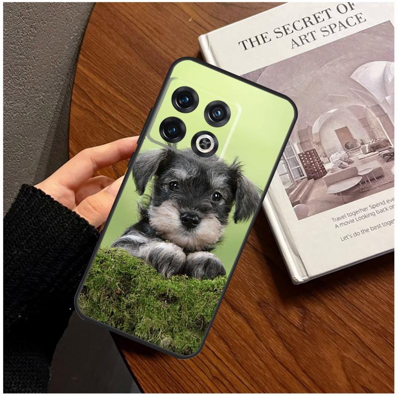Schnauzer Puppy Dog Case For OnePlus 13T 13R 12R 10R 15 13 12 11 8T 10T Nord CE 4 3 2 Lite N20 N30 Nord 5 Cover