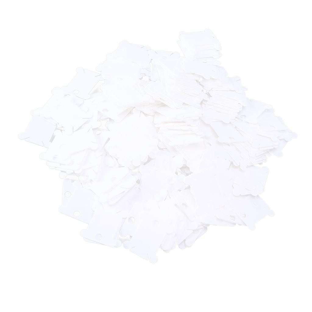 300Pcs Plastic Floss Bobbin Sorting Storage Function Anti Rust Beautiful Practical DIY Sewing Thread Storage for Sewing