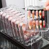 10Pcs Clear Press On Nail Organizer Case For Nail Art Business And Salon Storage False Nail Display Acrylic Box