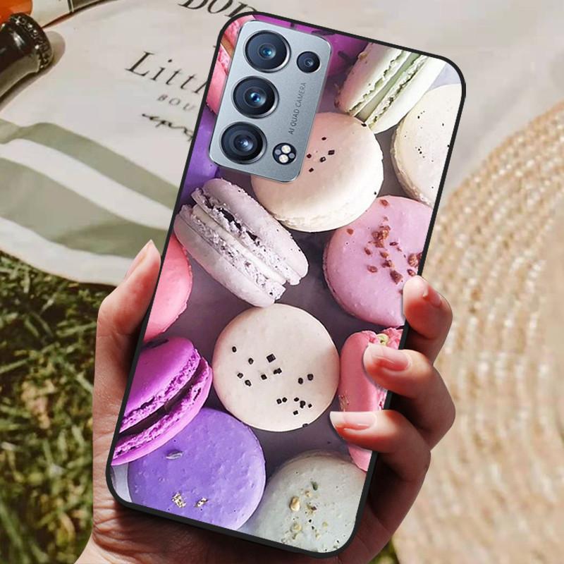 Для Oppo Reno 6 Pro 5G CPH2247 Чехол Силиконовая задняя крышка Чехол для телефона Для Oppo Reno 6 Pro 5G CPH2249 Чехлы Reno6 Pro Мягкий бампер