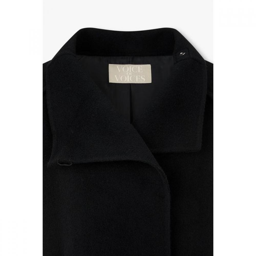Voice Of Voices Cashmere Blend High Neck Half Coat 7156416002