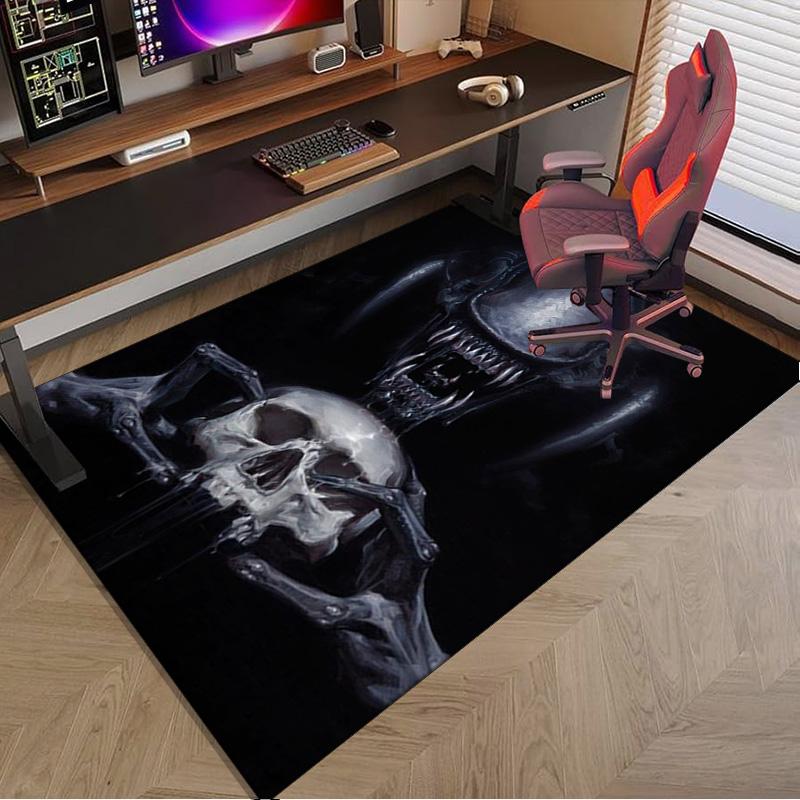 Alien horror Artwork Carpet, Chair Rug,Rug for Office Bedroom living rooms, Doormat decor Fan Gift Christmas Gift