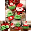 Christmas Gift Plush Figure With Heart Shape And Short Pile Material For Holiday Decor