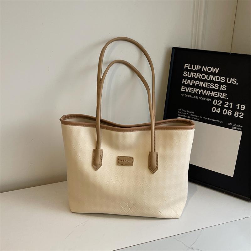 Large Capacity Bag for Women New High-quality Texture Tote Bag Shoulder Bag for Women College Students Class Handbag for Women