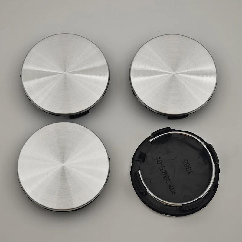 Автомобильная наклейка 2025 Новая Tesla 4 шт. ABS 56 мм Накладки на значки Tesla Model 3 Model Y Колпачки ступиц Центральные колпачки колес для Tesla Model Y X S 202