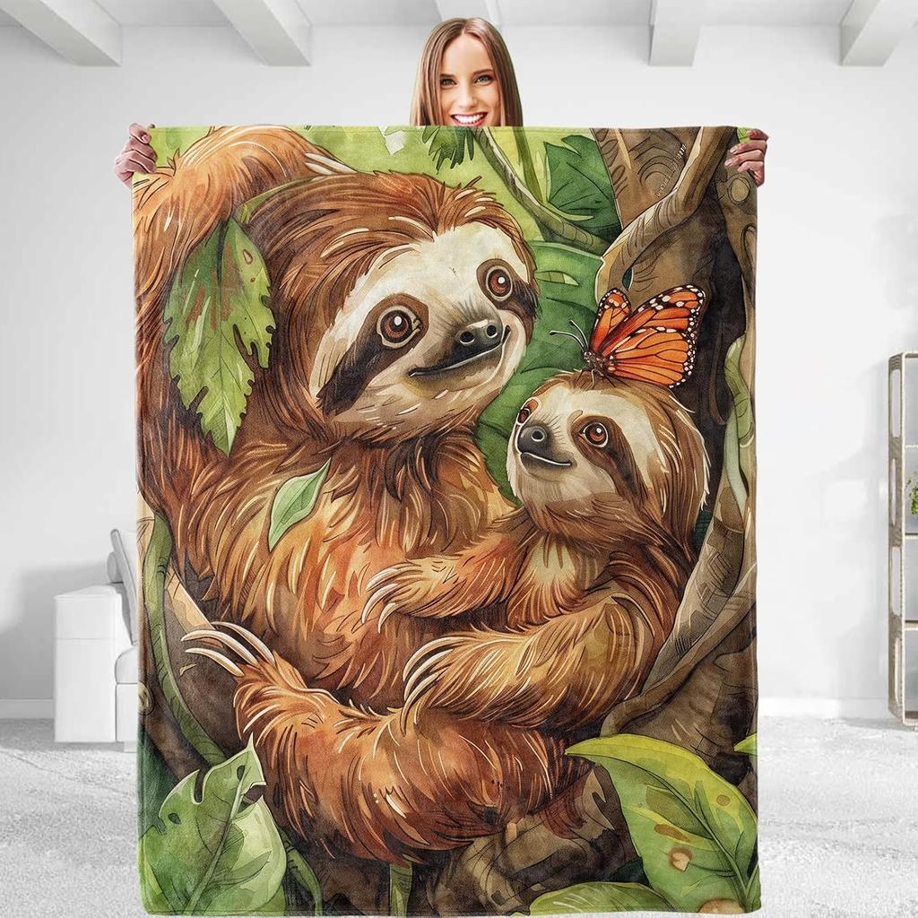 Lion Throw Blanket - Soft Plush Flannel Blanket, Lightweight, Anti-Pilling for Sofa,Bed,Living Room, Outdoor Blanket for Men Boy