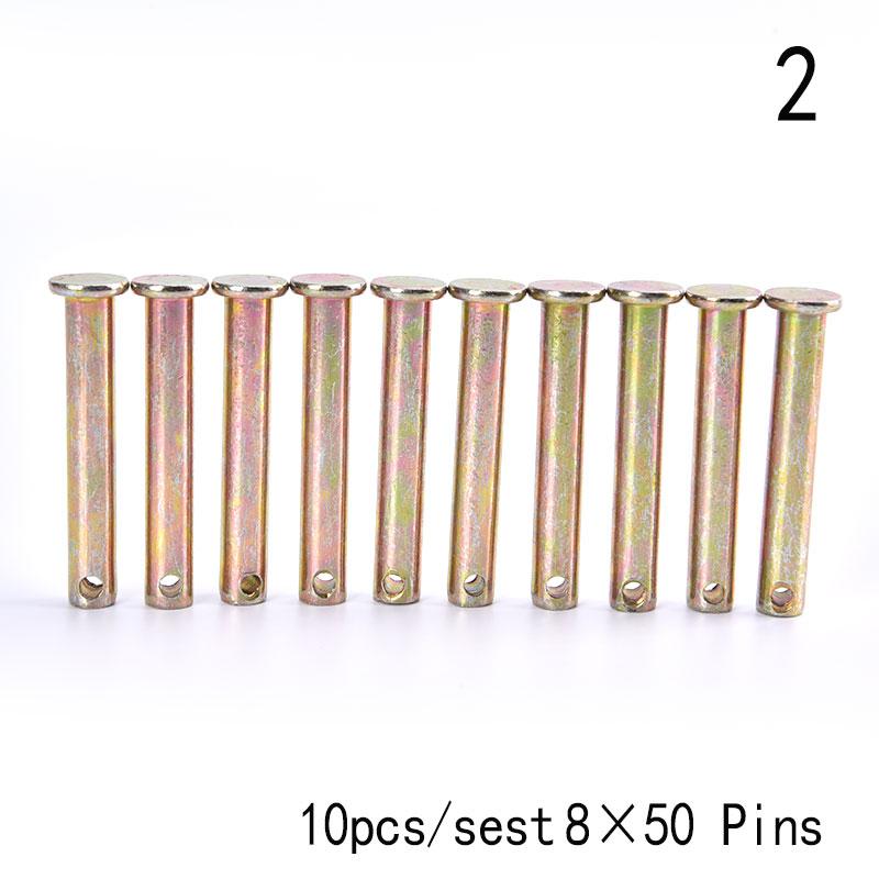 10 шт./компл. 186F дизельный сельскохозяйственный роторный штифт румпеля 8x40 8x50 стопорный штифт вала R карты