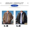 JEANSWEST Мужская Ретро Ветрозащитная Повседневная Куртка из Искусственной Кожи