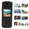 Back Clip Camcorder 4K 1.5 Inch IPS Screen Magnetic Wearable Camera 180 Degree Rotatable Lens Body W