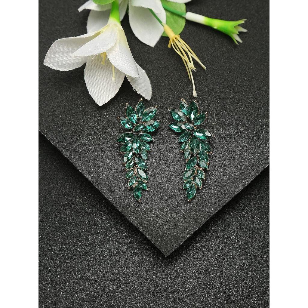 Ювелирные украшения YouBella, модные серьги-капли и висячие серьги, серьги с кристаллами для девочек и женщин