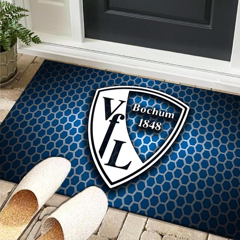 1PC rug Bochum Crest Carpet, Chair Rug,Area Rug for Office Bedroom living rooms bedroom, Doormat decor Christmas fan gifts