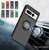 Armor Matte Case For Google Pixel 9 Pro 8A 8 7A 7 6 Pro Cover Ring Magnetic Holder Stand Shockproof Coque Fundas