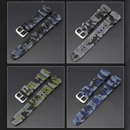 Ремешок для часов Потостойкий Износостойкий Водонепроницаемый Дышащий Не выцветающий Прочный Мягкий Камуфляжный Принт Ремешок для наручных часов