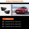 1 Pair Fog Light Covers for 17-19 Subaru Impreza (57731FL20A, 57731FL21A)