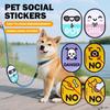 Водонепроницаемые наклейки с идентификацией питомца, мультяшные декоративные наклейки для собак, новая бирка для питомца, выгул собаки