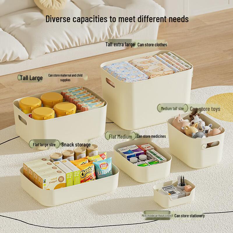Desktop and Wardrobe Storage Box with Lid