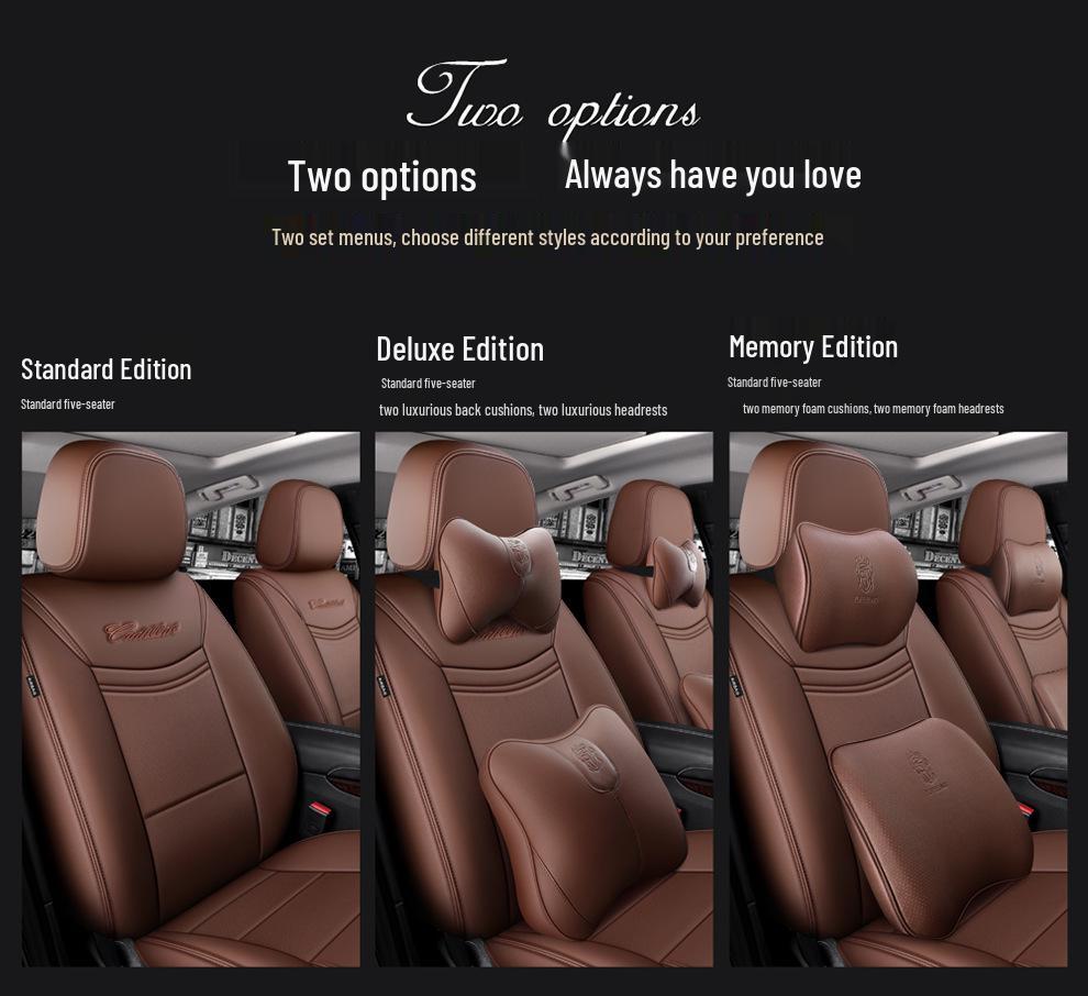 Buick Regal, Excelle, GL6, Encore - Genuine Leather Car Seat Cushion, All-Season Universal Fit