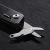 Keychain Swiss Knife Multifunctional EDC Folding Army Knife Self-defense Emergency Combination Tool Pendant Screwdriver Scissors