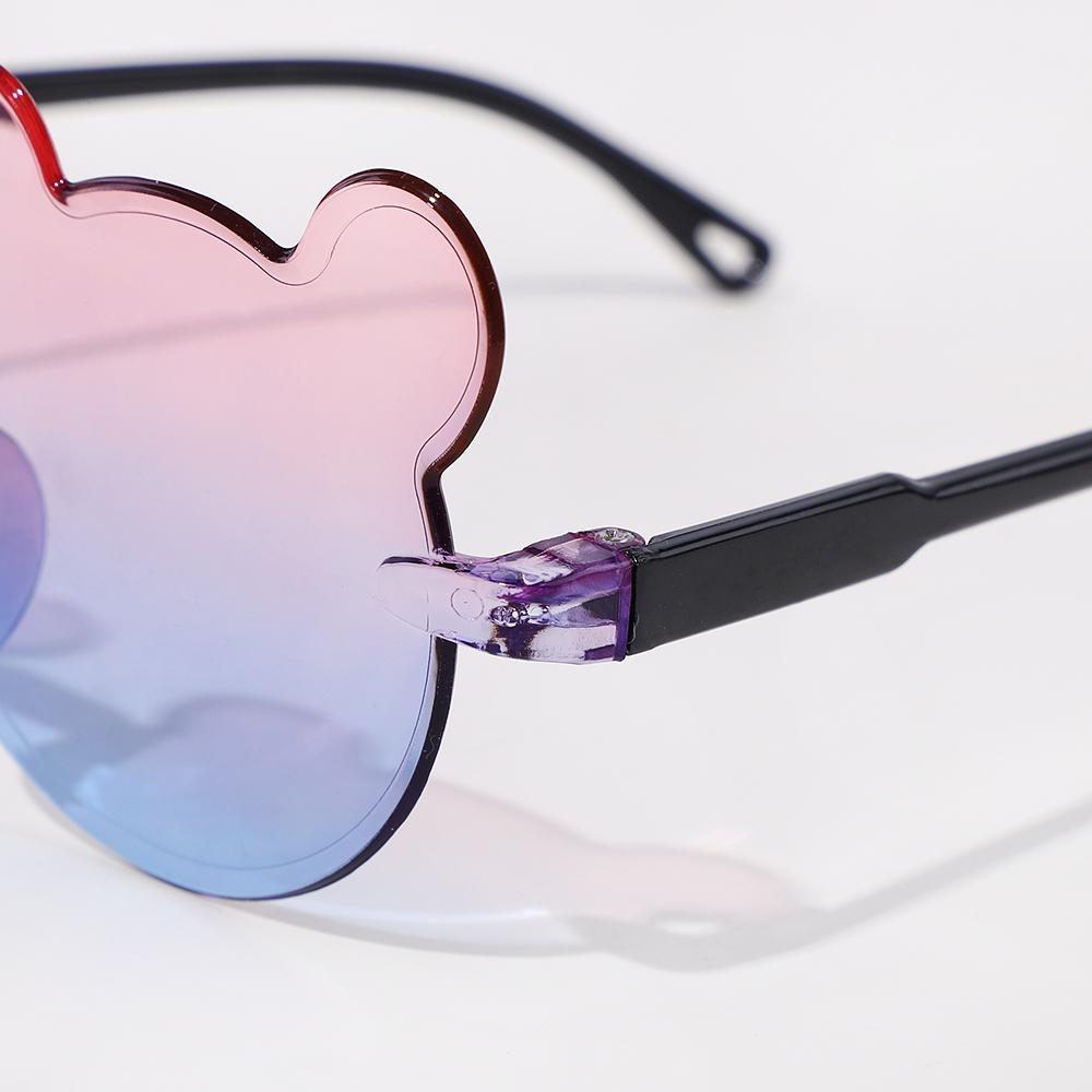 2 шт./набор 4,5" большие заколки-банты для детей мультфильм бант заколка для волос очки набор модные аксессуары для волос маленький медведь очки подарок