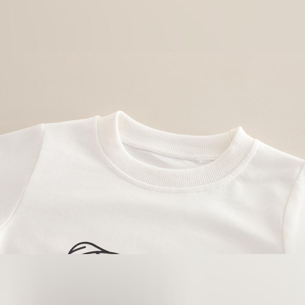 Детский повседневный комплект с длинным рукавом, удобные наряды для повседневной носки