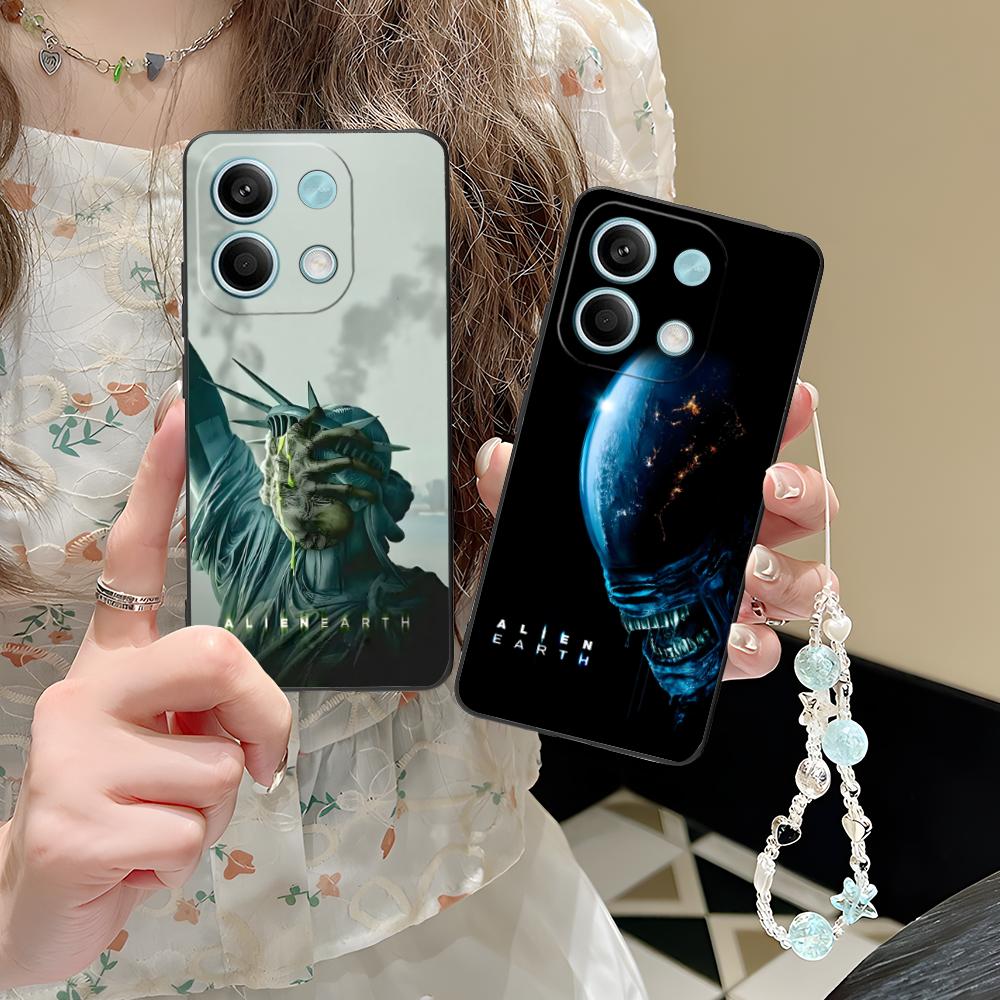 Alien Earth Mobile Cell Phone Case for POCO M7 M6 M5 M4 M3 X7 X6 X5 X4 X3 Pro GT 5G Colorful Printing Cover Smartphone Pretty