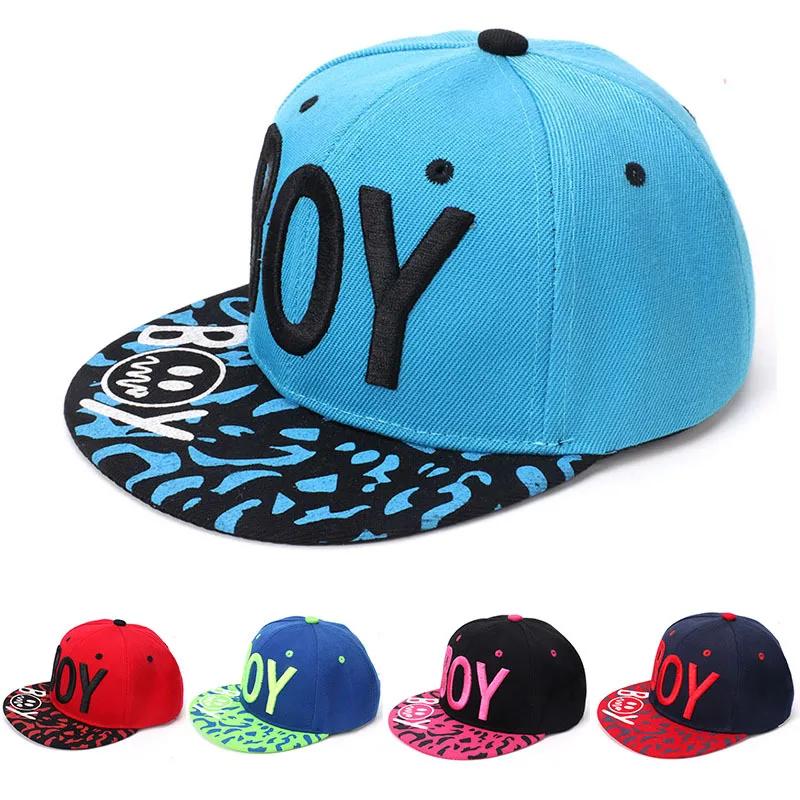 Унисекс Детская Вышитая Хип-Хоп Кепка Snapback Малыш Плоская Тракер Бейсболка Солнцезащитная Кепка Для Девочек И Мальчиков Аксессуар Для Танцевальной Одежды