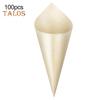 100Pcs Popcorn Cones Heat-Resistant Multipurpose Wide Application Useful Charcuterie Cones Small Dessert Cones Party Supplies